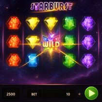 B7 - Starburst Slot Game - NetEnt